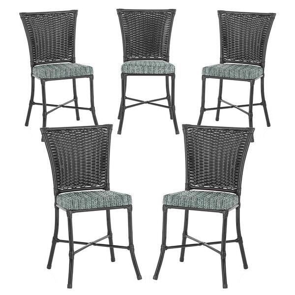 Jogo De Cadeiras Para Cozinha - Kit Com 5 Cadeiras Em Alumini