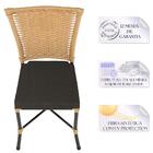 Jogo De Cadeiras Para Cozinha - Kit Com 5 Cadeiras Em Alumini