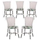 Jogo De Cadeiras Para Cozinha - Kit Com 5 Cadeiras Em Alumini