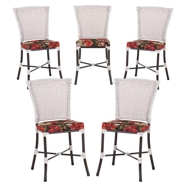 Jogo De Cadeiras Para Cozinha - Kit Com 5 Cadeiras Em Alumini