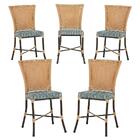 Jogo De Cadeiras Para Cozinha - Kit Com 5 Cadeiras Em Alumini