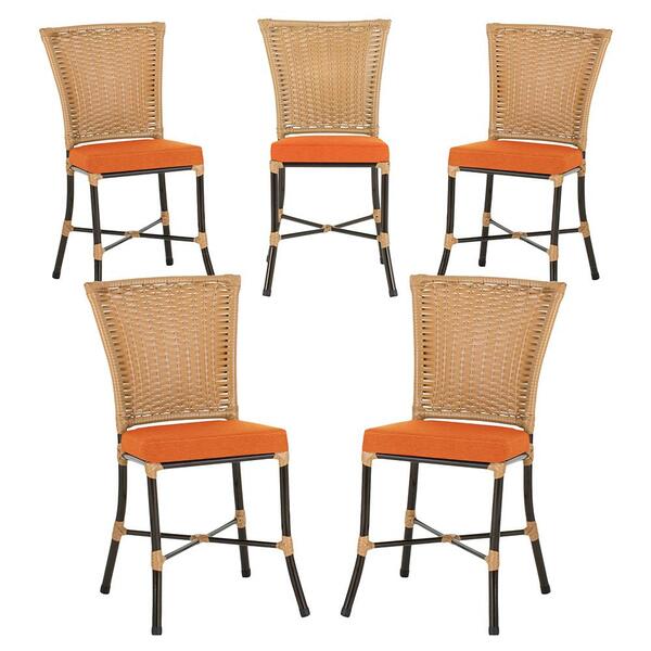 Jogo De Cadeiras Para Cozinha - Kit Com 5 Cadeiras Em Alumini