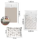 Jogo De Cama 100% Algodão Casal 180 Fios Fiori