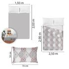 Jogo De Cama 100% Algodão King Size 130 Fios Fiori