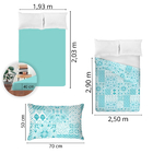 Jogo De Cama 100% Algodão King Size 150 Fios Fiori