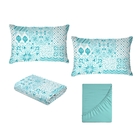 Jogo De Cama 100% Algodão King Size 150 Fios Fiori