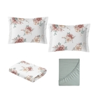 Jogo De Cama 100% Algodão King Size 180 Fios Nova América