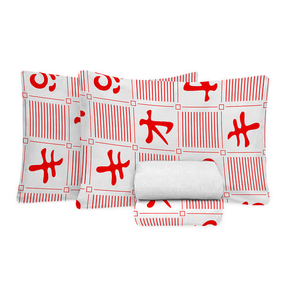 Jogo De Cama 100% Algodão Queen Size 150 Fios Fiori