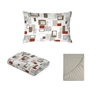 Jogo De Cama 100% Algodão Solteiro 180 Fios Fiori