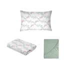 Jogo De Cama 100% Algodão Solteiro 200 Fios Fiori