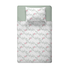 Jogo De Cama 100% Algodão Solteiro 200 Fios Fiori