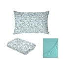 Jogo De Cama 100% Algodão Solteiro 200 Fios Fiori