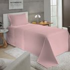 Jogo De Cama 100% Algodão Solteiro Liso 200 Fios Nova América