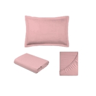 Jogo De Cama 100% Algodão Solteiro Liso 200 Fios Nova América