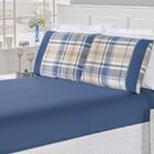 Jogo De Cama 200 Fios Naturale Solteiro 02 Peças Titanio