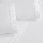 Jogo De Cama 300 Fios Bordado King Infinity - Branco