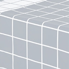 Jogo De Cama 4 Pçs Queen Madri 200 Fios Estampa Grid  Branco