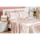 Jogo De Cama 4 Peças Casal Queen Nude Cetim