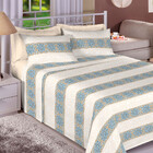 Jogo De Cama 4 Peças King Lençol 100 Algodão Percal 180 Fios