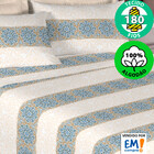 Jogo De Cama 4 Peças King Lençol 100 Algodão Percal 180 Fios