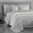 Jogo De Cama 4 Peças Queen Allen 270 Fios Estampado