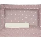 Jogo De Cama 4pc Casal Vida Bela Vintage Poá Rosa Kacyumara