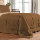 Jogo De Cama 6 Pçs Edredom Casal Queen Dupla Face Casen Tabac