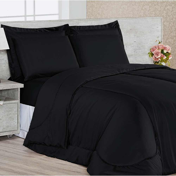 Jogo De Cama 6 Peças Aconchego Dupla Face Casal Queen Casen P