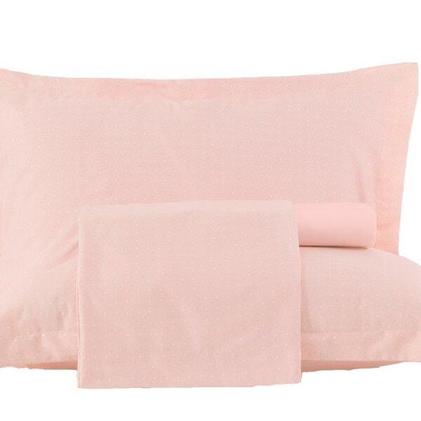 Jogo De Cama Altenburg Toque Acetinado Rosa 3 Peças - Solteir
