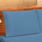 Jogo De Cama Azul Solteiro Microfibra 2 Peças Microfibra