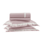 Jogo De Cama Bellagio Kacyumara 300 Fios Inrose/perola - Queen