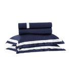 Jogo De Cama Bellagio Kacyumara 300 Fios Marinho/perola - Cas