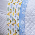 Jogo De Cama Borboletas Branco/azul Solteiro 03 Peças - Perca