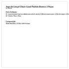 Jogo De Cama Branco Liso Com 2 Fronhas Tecido Microfibra 170