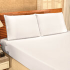 Jogo De Cama Branco Queen Percal 150 Fios 3 Peças Percal 150