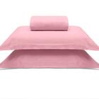 Jogo De Cama Buettner Casal Malha Liso 3 Peças Image Rose