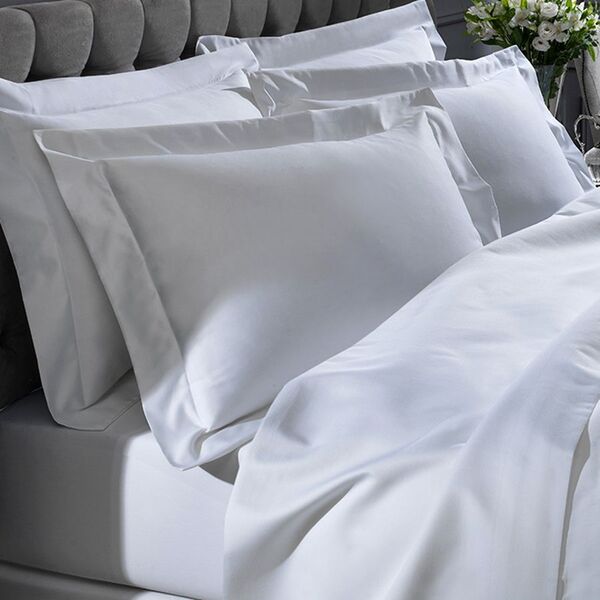 Jogo De Cama Buettner Casal Percal 1000 Fios Dobra Feita 4 Pe