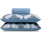 Jogo De Cama Buettner King Malha Basic Vidalia Marinho 3 Pçs