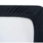 Jogo De Cama Buettner King Malha Liso 3 Peças Image Preto