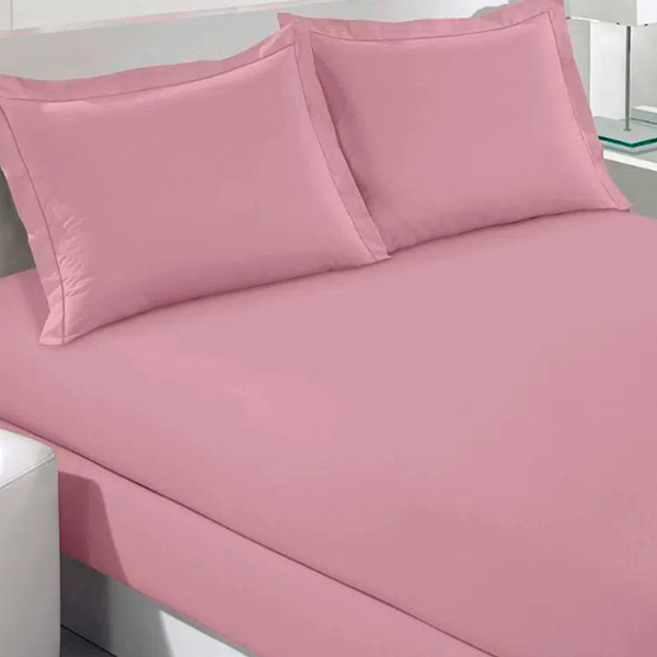 Jogo De Cama Buettner King Percal 200 Fios 3 Pçs Rosê