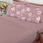 Jogo De Cama Buettner Queen Moema Malha 3 Peças Basic Rosê