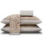 Jogo De Cama Casal 04 Peças Realce Percal 140 Fios - Jordania