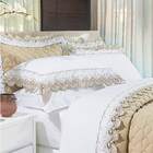 Jogo De Cama Casal 100% Algodão 250 Fios Maiori 04 Peças - Br