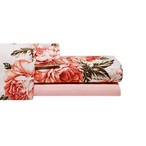 Jogo De Cama Casal 150 Fios Primore Nagoya 4 Peças