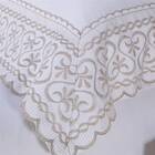 Jogo De Cama Casal 300 Fios 4 Peças Edimburgo Bege Niazitex