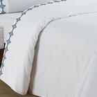 Jogo De Cama Casal 300 Fios Com Bordado 4 Peças Cor:mosaic