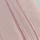 Jogo De Cama Casal 300 Fios Com Bordado 4 Peças Cor:rose Stri