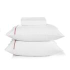 Jogo De Cama Casal 3 Pçs Liam Percal 180 Fios Karsten - Branc