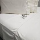 Jogo De Cama Casal 400 Fios Branco Ponto Palito 4 Peças Casa