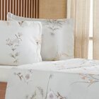 Jogo De Cama Casal 4 Pçs 200 Fios 100% Algodão 140x190x35cm O